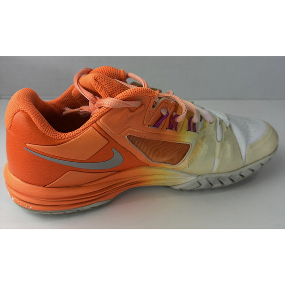 Nike Lunar Ballistec 1.5 Tennis Shoes Men’s Size 11.5 Orange Purple 705285-800 - Picture 3 of 16